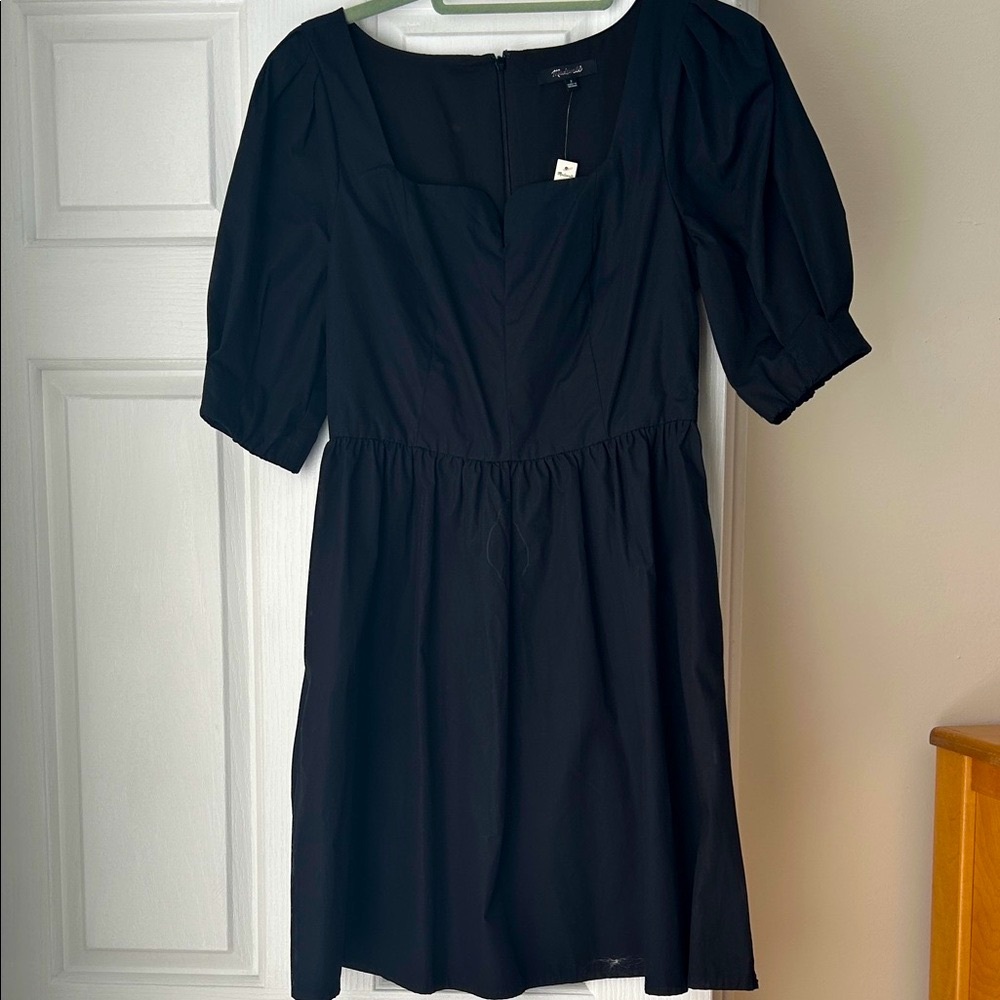 Madewell Black Midi Dress